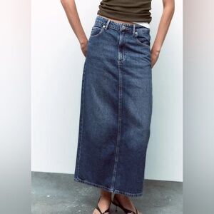 Zara denim skirt